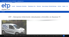 Desktop Screenshot of etpelec.com